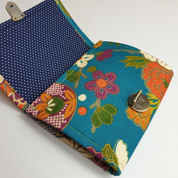 5.5\" cards and coins wallet  - Yuka green blue
